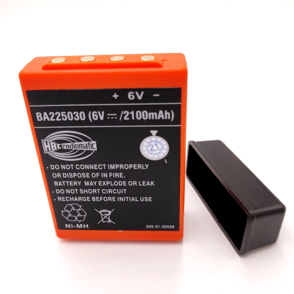 4 Pcs 6V 2100mAh BA225030 Ni-Mh Rechargeable Battery HBC Radiomatic Battery BA225030 for HBC Crane Remote Control Pump Truck Battery