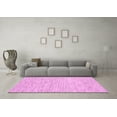 thumbnail image 3 of Ahgly Company Indoor Round Abstract Pink Contemporary Area Rugs, 6' Round, 3 of 4