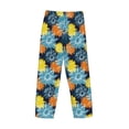 thumbnail image 4 of Kdxio Sunflowers Print Men's Sleep Pajama Pant Lounge Pants with Pockets, 4 of 8