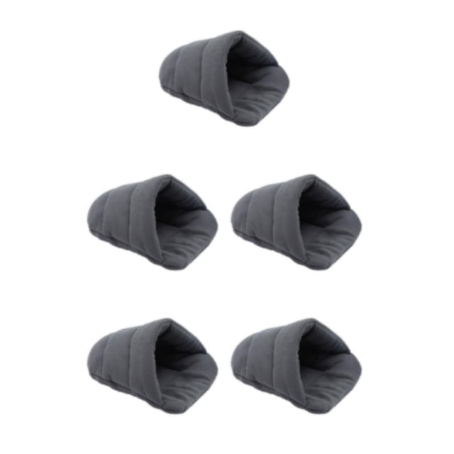 Greeniant Cómoda perrera para perros Fácil de limpiar y mantener Casa con cama para mascotas con forma de zapatilla para gatos gris XS > Type2 NO2
