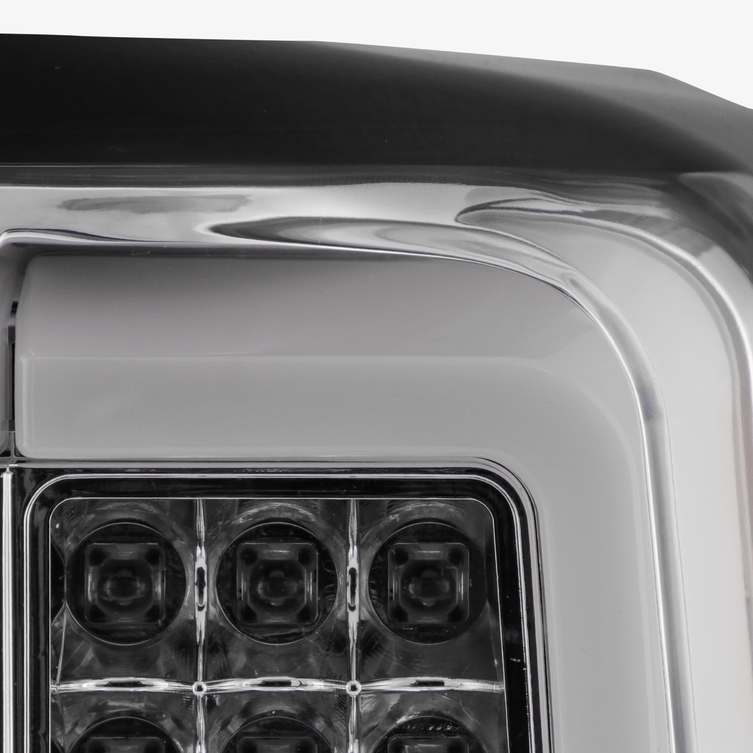 AKKON - Fits 2019-2022 Chevy Silverado 1500 | 2021 2500HD/3500HD New [Halogen Type] Chrome Tail Light Brake Lamp Pair Left+Right