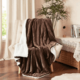 thumbnail image 6 of Evlmd Sherpa Throw Blanket for Couch Sofa - Fuzzy Soft Cozy Blanket for Bed, Fleece Thick Warm Blanket for Winter, Fall Winter Queen Blanket, 90x90 Inches, 6 of 6
