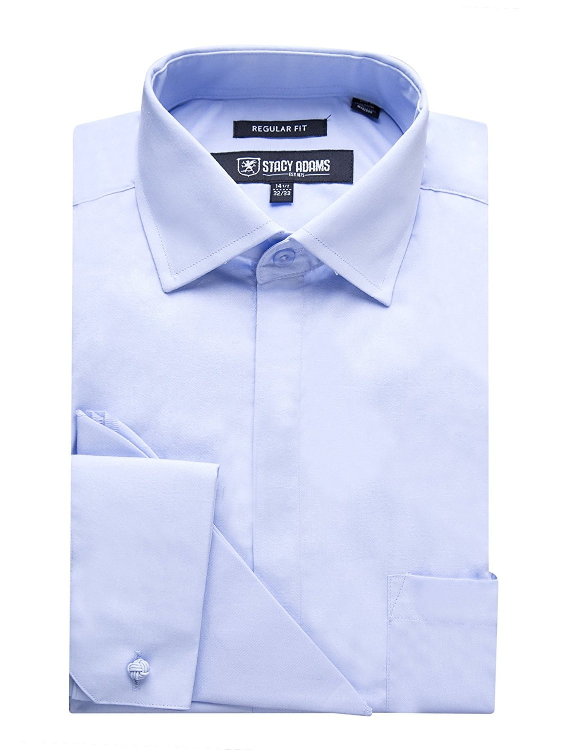 Stacy Adams Stacy Adams Men's Long Sleeve Regular Fit French Cuff