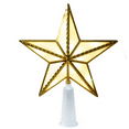 thumbnail image 2 of 1Pc LED Sparkled Star for Christmas Tree Topper, Christmas Star Tree Topper with LED, Plug-In Ornament, Night Light Treetop Small Xmas Tree Decor For Home Christmas Ornaments(Gold,7.1x5.9"), 2 of 6