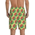 thumbnail image 6 of KLL Summer Watermelon for Men's 1-Pack Shorts,Sleep Pajama Shorts for Men Soft Pj Shorts Men's Pajama Bottoms Sleepwear -Medium, 6 of 7