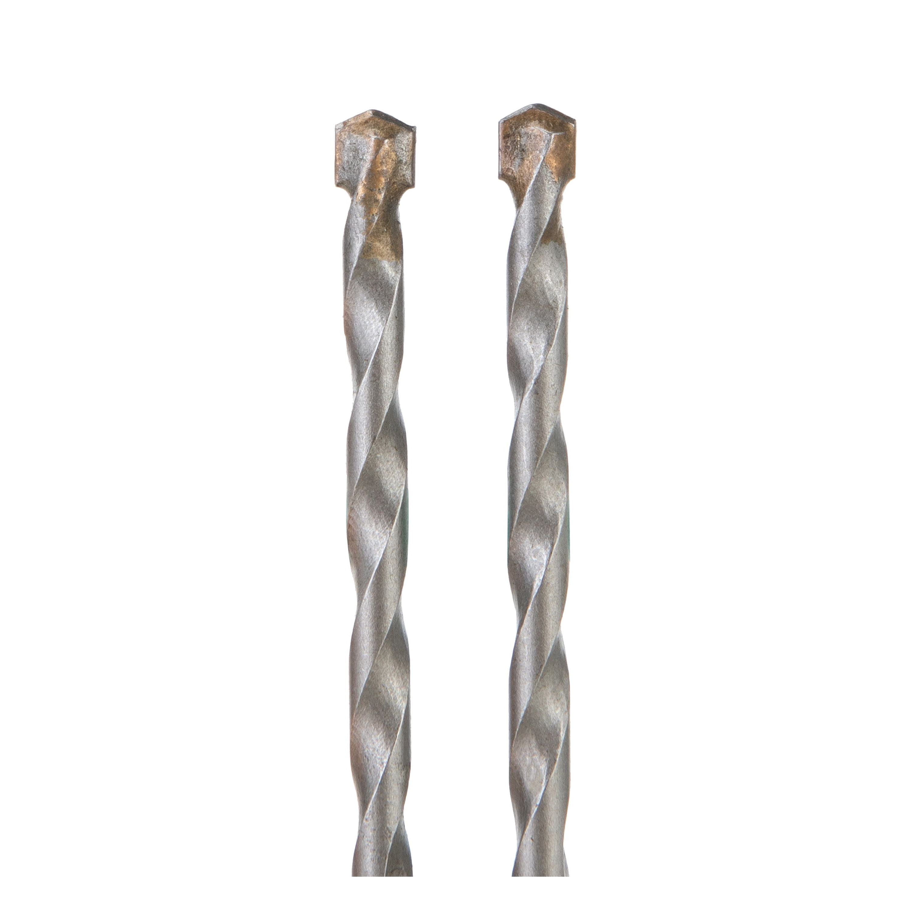 Hyper Tough 2 Piece 5/32" Masonry Drill Bit Set with Carbide Tips