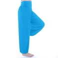 thumbnail image 6 of Yanyanz Yoga Pants Women,Women Pants High Waisted Yoga Pants Pants Boho Beach Plus Size Palazzo Pants Yoga Pants Wide Leg Yoga Pants for Women High Waisted Leggings for Women Clearance Light Blue L, 6 of 8