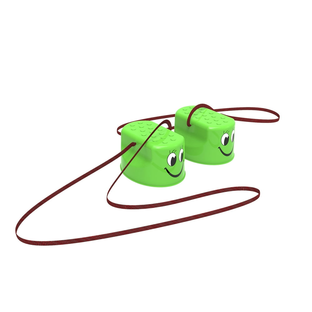 Cup Walking Stilts Childrens Walking Toy with Adjustable Rope for