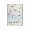 thumbnail image 2 of Superior Unicorn Non-Slip Washable Indoor Play Rug, 2' x 3', Turquoise, 2 of 10