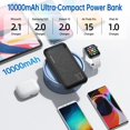 thumbnail image 4 of Batería externa portátil YOBON, paquete de 2 unidades, 10000 mAh, USB C, entrada/salida, 4 of 7