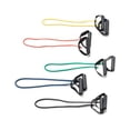 thumbnail image 2 of Cando Resistance Band Exercise Tubing w/ Handles -Yellow, Black (Set) - 36in. 5 Fitness Cords Included, 2 of 8