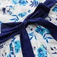 thumbnail image 4 of Gubotare Toddler Graduation Dress Flower Girls Dress Crew Neck Elegant Lace A-Line Formal Wedding Party Dresses (Blue,Size 5-6 Years), 4 of 8