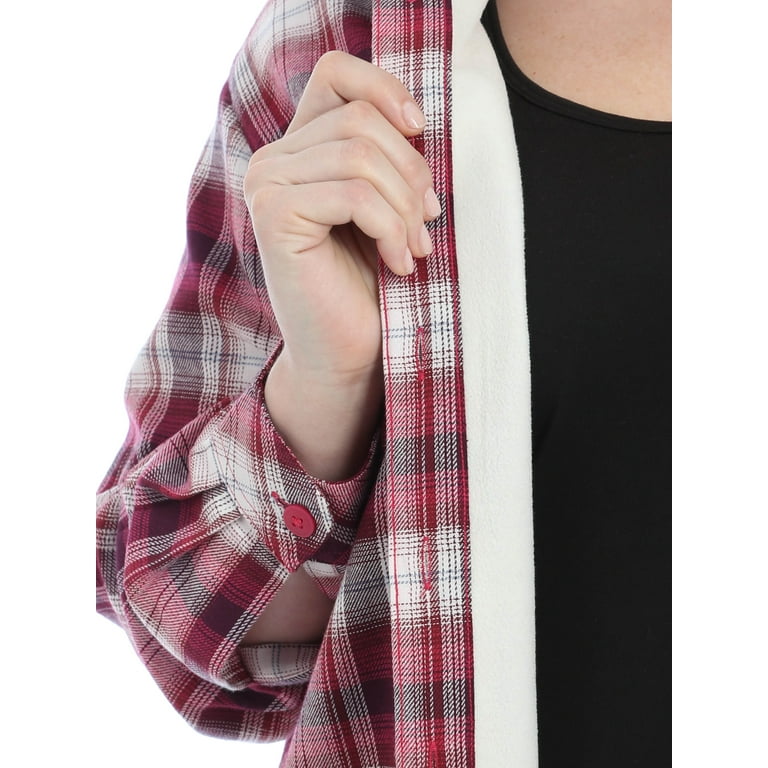 walmart women's lee flannel shirts