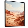 thumbnail image 2 of Designart "Canyon Drift In Desert Dreams I" Minimalism Floater Framed Wall Decor, 2 of 5