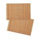 thumbnail image 3 of GOOHOCHY 2 manteles individuales elegantes de madera de bambú antideslizantes para mesa de té, manteles individuales aislantes, 3 of 7