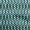 thumbnail image 1 of oneOone Viscose Chiffon Dark Green Fabric Geometric Diy Clothing Quilting Fabric Print Fabric By Yard 42 Inch Wide, 1 of 5