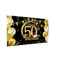 thumbnail image 1 of Cateissary Banner de fondo de feliz cumpleaños Fondo de fotografía Banner de feliz cumpleaños Kits de decoración para fiestas 50 años de edad Cateissary HA002690-06, 1 of 1