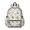 Dinosaur and Floral-1, variant on Dinosaur and Floral White Pattern Backpack for School, Cute School Bag with Adjustable Shoulder Straps and Padded Back, 13.4"x11"x4.7"