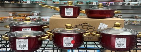 Premium 12-Piece High Quality Stainless Steel Cookware Set, Durable Pots and Pans with Lids – Red color Kitchen Cooking Set for Even Heat Distribution, Easy Cleaning, and Long-Lasting Performance