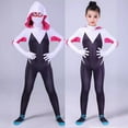 thumbnail image 2 of Disfraces de Halloween Gwen para niños, mujeres y niñas, mono con capucha, película de Anime, ropa de actuación escolar para niños, 2 of 6