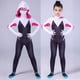 thumbnail image 2 of Disfraces de Halloween Gwen para niños, mujeres y niñas, mono con capucha, película de Anime, ropa de actuación escolar para niños, 2 of 6