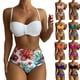 thumbnail image 5 of MKLEKYY Trajes De Baño Completo Mujer Womens Bikini Sets High Waisted Two Piece Swimsuits Floral Print Swimwear Swimsuits, 5 of 5
