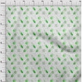 thumbnail image 4 of oneOone Tissu Polyester Lycra Vert Ciseaux Matériel de Robe Tissu Imprimé Tissu au Mètre 56 Pouces de Large, 4 of 5