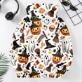 thumbnail image 4 of Grblisyd Halloween Girls Boys Casual Long Sleeve Hoodies Cute Oversized Fleece Pocket Sweatshirt Tops with Kangaroo Pocket, 4 of 5