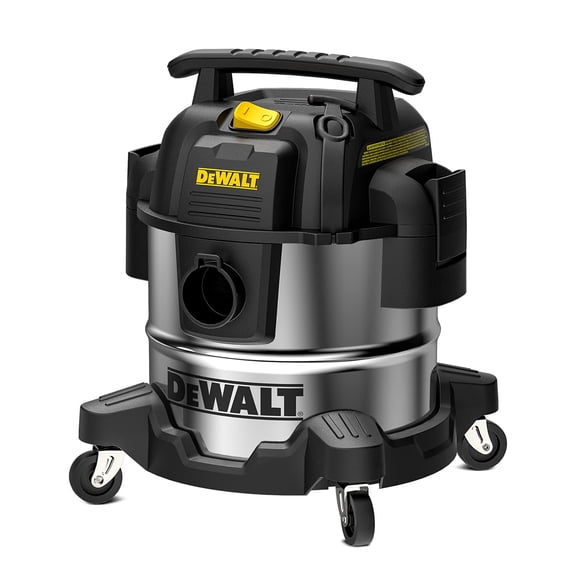 Aspiradora para productos húmedos y secos DEWALT DXV05S, 18,9 L, 4 picos HP, acero inoxidable