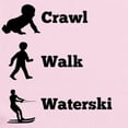 thumbnail image 2 of CafePress - Crawl Walk Waterski Body Suit - Baby Light Bodysuit, Size Newborn - 24 Months, 2 of 4