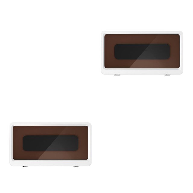 Cateissary Nueva funda de teléfono de alta calidad, soporte montado en la pared del baño, almacenamiento de teléfonos impermeable, organizador táctil Blanco 2piezas Cateissary CBP178317