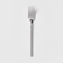 Squared Straight Fork - Roam Essemtials: Stainless Steel Silverware, Reusable Flatware, Dishwasher-Safe, 7.87"