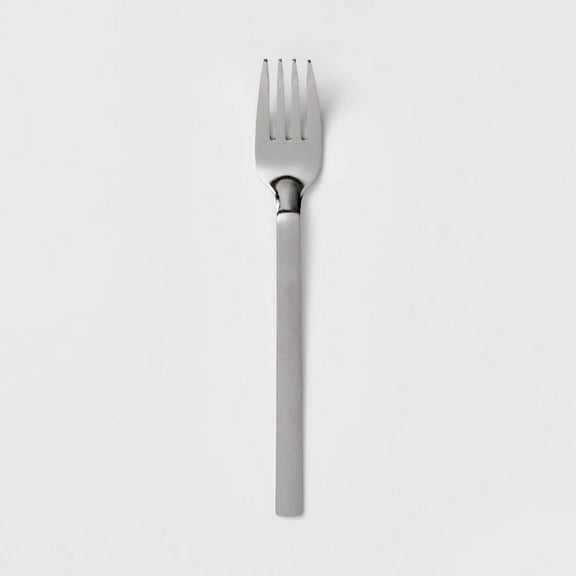 Squared Straight Fork - Roam Essemtials: Stainless Steel Silverware, Reusable Flatware, Dishwasher-Safe, 7.87"