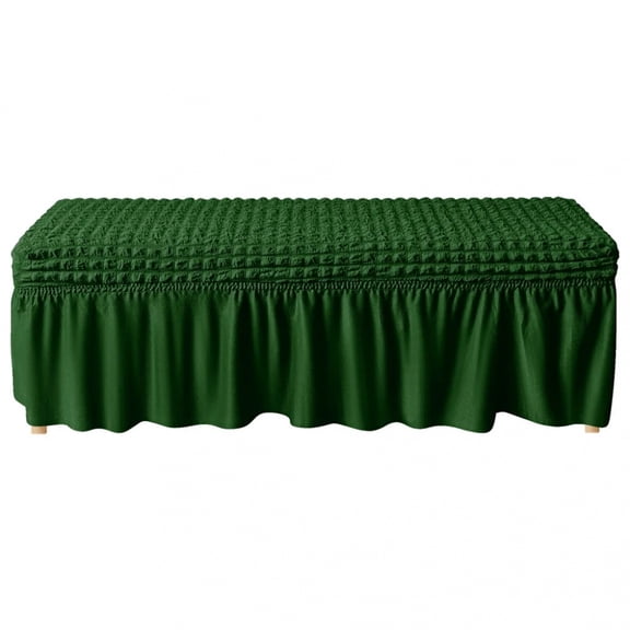 Bench Covers Seersucker Bench Seat Protector Cover for Living Room Bedroom Kitchen Bedroom Chair Covers Removable Washable