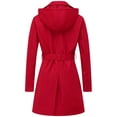 thumbnail image 2 of Gabardina Chrisuno Lightbreaker roja para mujer, 2 of 7