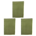 thumbnail image 3 of Guardurnaity Pañuelo para mujer Turbante Accesorios de moda Absorbente Color sólido Ropa Accesorio Cubierta para la cabeza Gorras Verde militar ejercito verde 3Conjunto, 3 of 6