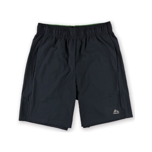 RBX - Pantalones cortos de entrenamiento atléticos tejidos para hombre, color negro, grande RBX Ejercicio