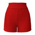 thumbnail image 6 of Audhol Yoga Shorts for Women Women Athletic Active Yoga Short Shorts Booty Shorts Mini Hot Pants Sport Leggings Activewear Workout Sweat Running Shorts with Pockets Women Workout Shorts Red XL, 6 of 6