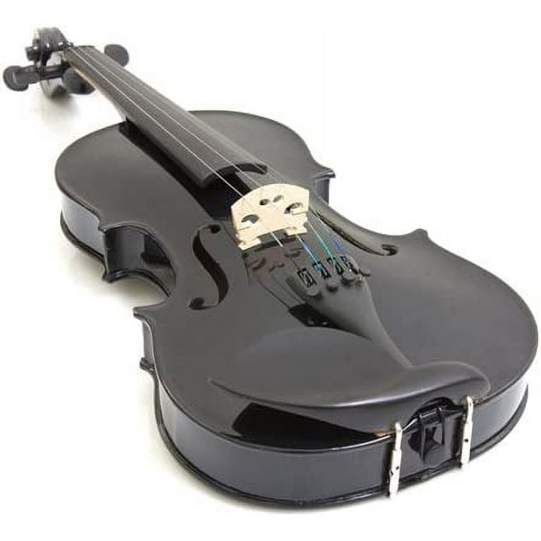 Mendini by cecilio size handcrafted solid wood violin with 1 on sale year warranty