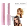 thumbnail image 4 of DEBGFS Rechargeable Mini Hair Straightener, Portable Cordless Hair Straightener Comb,Purple, 4 of 11