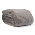 thumbnail image 1 of Jacquard Velvet Touch Blanket, Grey 66" x 96", 1 of 5