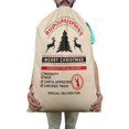 thumbnail image 4 of Printtoo 2 Pcs Santa Gift Sack For Kids Presents Xmas Bag Christmas Sack Personalized Bags Large 27x20 Inch, 4 of 9