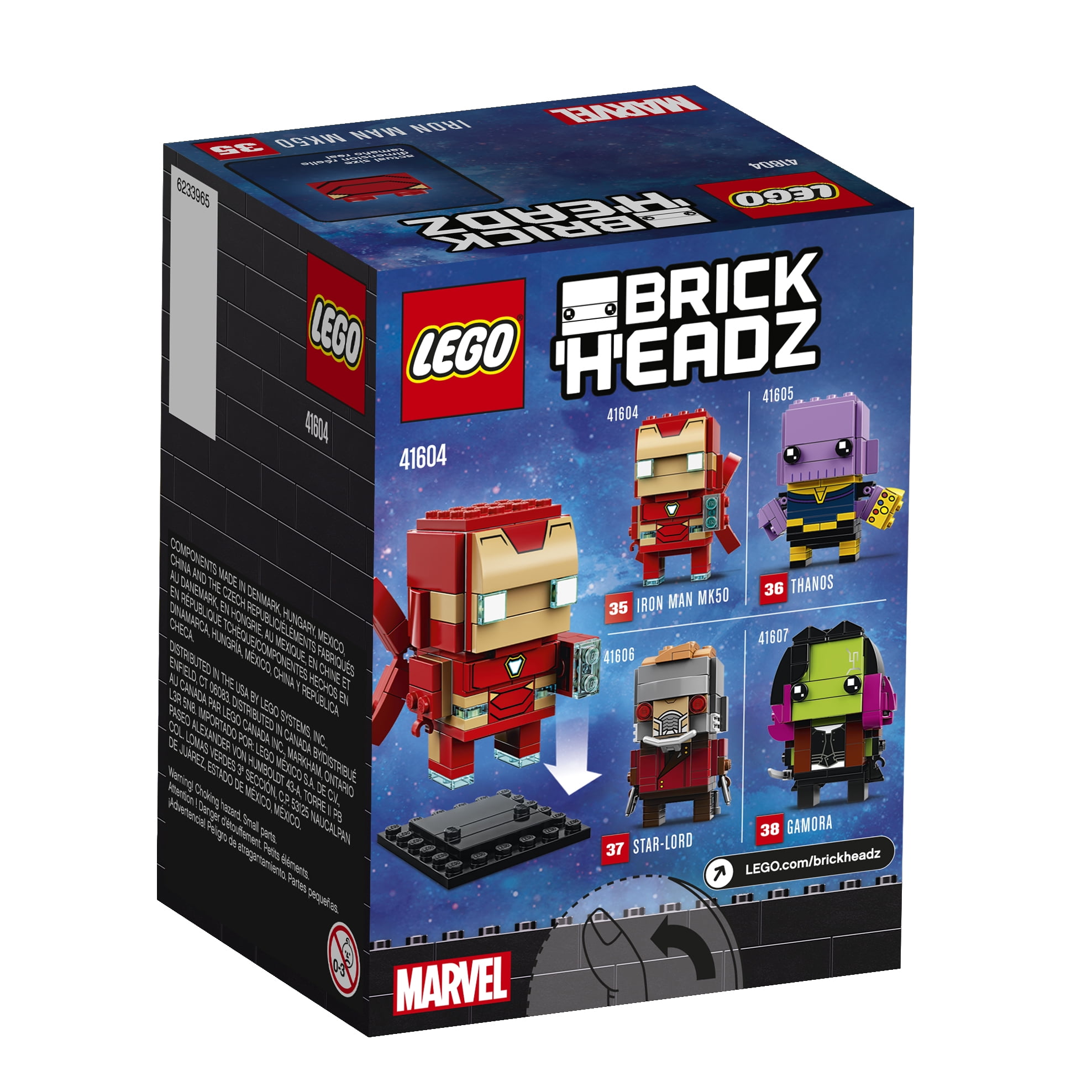 brickheadz iron man mk 50