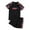 Black, variant on Kiijoy Boys 2-Piece Swimsuit Quick Dry Short Sleeve Rash Guard Bathing Suit,Husky
