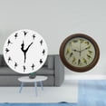thumbnail image 2 of Reloj De Pared Silencioso Con Diseño De Bailarina Y Alarma De Canto De Pájaros, Reloj Redondo Decorativo Para Cocina, Oficina, Comedor Y Hogar., 2 of 7