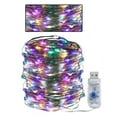 thumbnail image 3 of Justharion Lampe de Jardin USB LED Étanche Télécommande Minuterie 5m 50LEDs Bleu Coloré 10m 1Set, 3 of 6