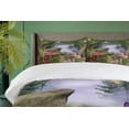 thumbnail image 4 of Ambesonne Mushroom Duvet Cover Sets, Butterflies, 2-King, Tan Green Red, 4 of 7