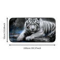 thumbnail image 5 of ONETECH White Tiger Square Doormat for Home Entrance Outside Entry - Anti-Slip and Durable 19.68*39.37 in, 5 of 6
