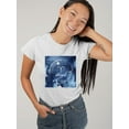 thumbnail image 2 of Watercolor Astrology I T-Shirt Women -Grace Popp Designs, Female x-Large, 2 of 4