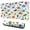 Dinosaur and Tree, variant on Long Mouse Pads for Desk,Dinosaur and Volcano Pattern Desk Mats on Top Of Desks, Desk Mouse Pad Extra Large with 3mm Non-Slip Base and Stitched Edge for Gaming,Office,Work,Home 31.5"x11.8"